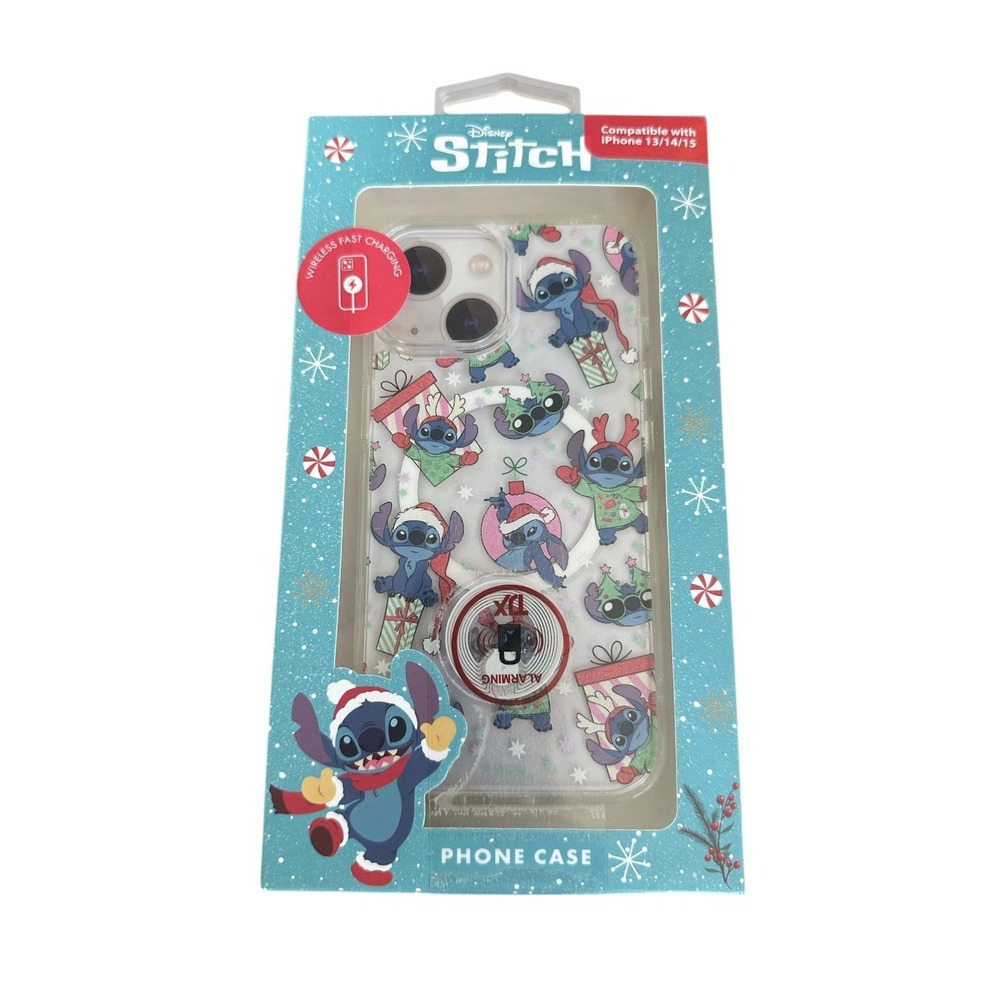 Disney Holiday Stitch iPhone 13/14/15 case NIB